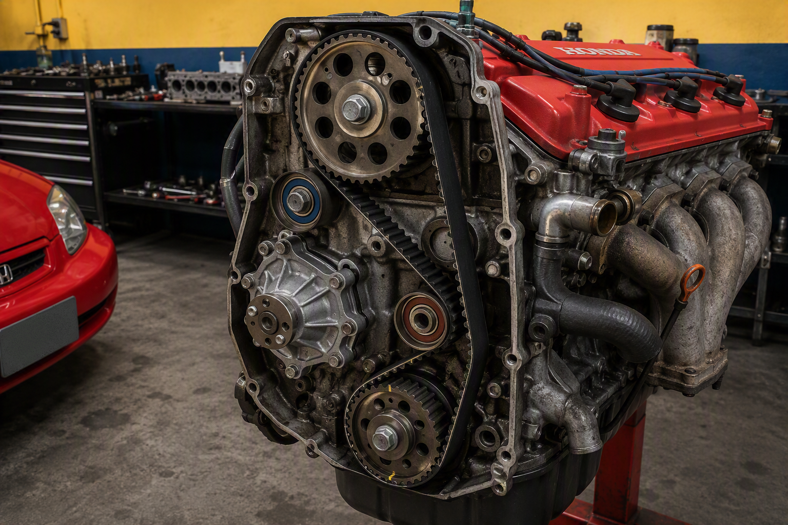 Motor listo para comprobar sincronización